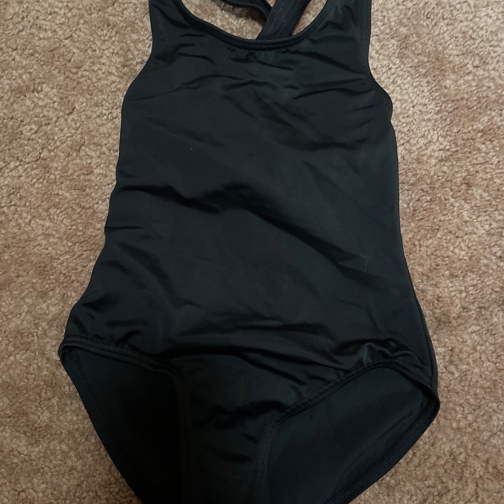 Balera girls black leotard, SC